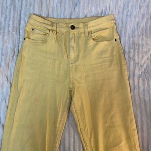 BDG Yellow Girlfriend Jeans